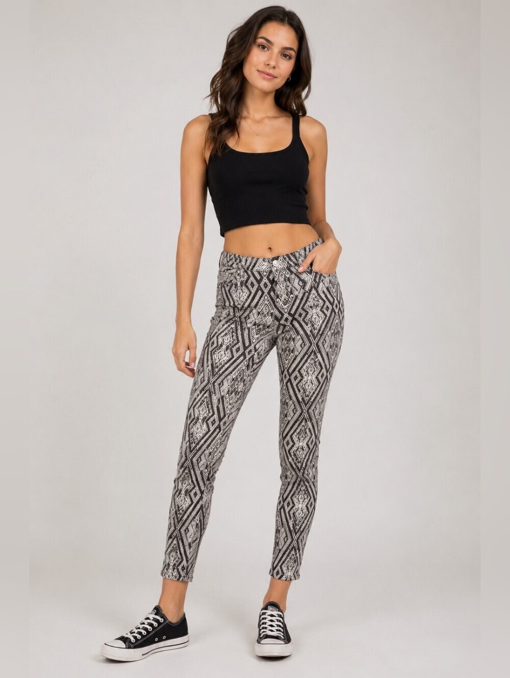 ❤️ RIP CURL PRINTED SKINNY JEANS, 7/8 (29)